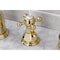 Kingston Brass KB4982BX Widespread Bathroom Faucet with Pop-Up Drain, Polished Brass KB4982BX - alternate 2